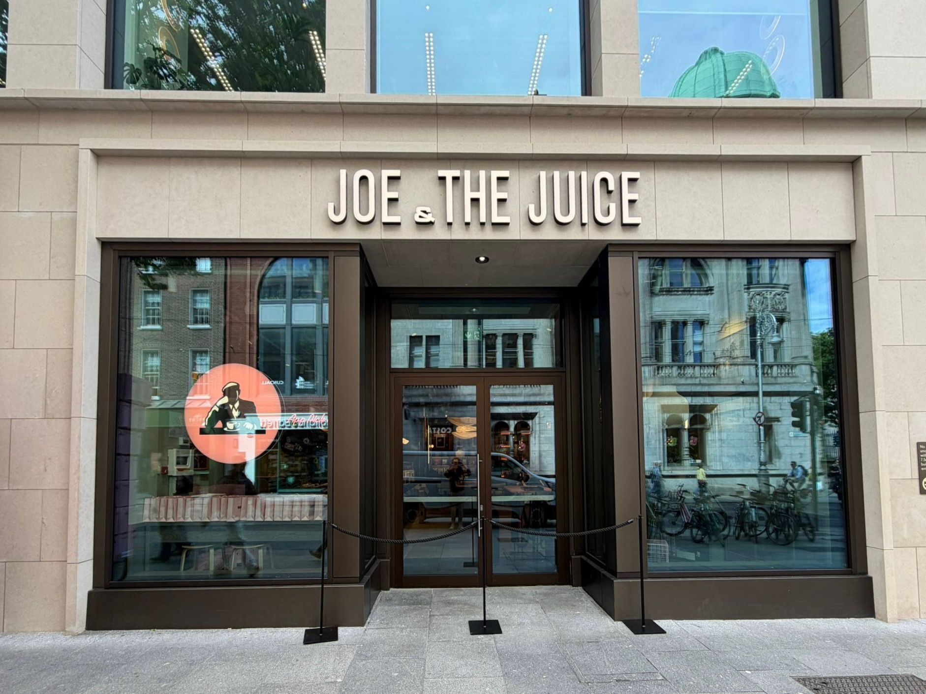 Joe & The Juice Dublin — storefront fit-out