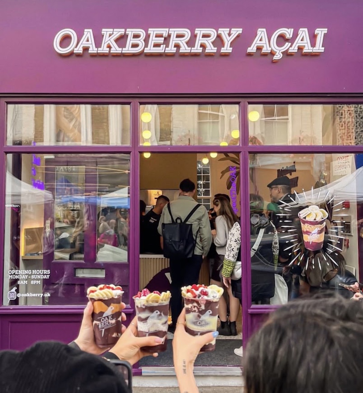 Oakberry Portobello — storefront fit-out
