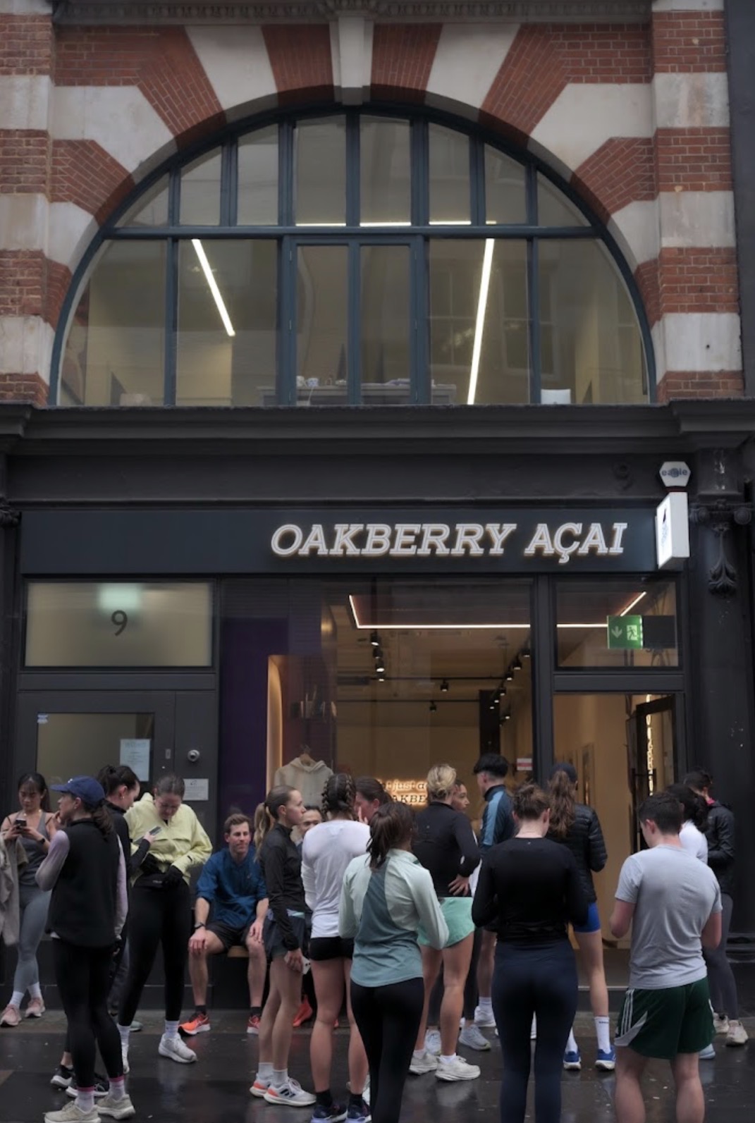 Oakberry Rathbone — storefront fit-out, London