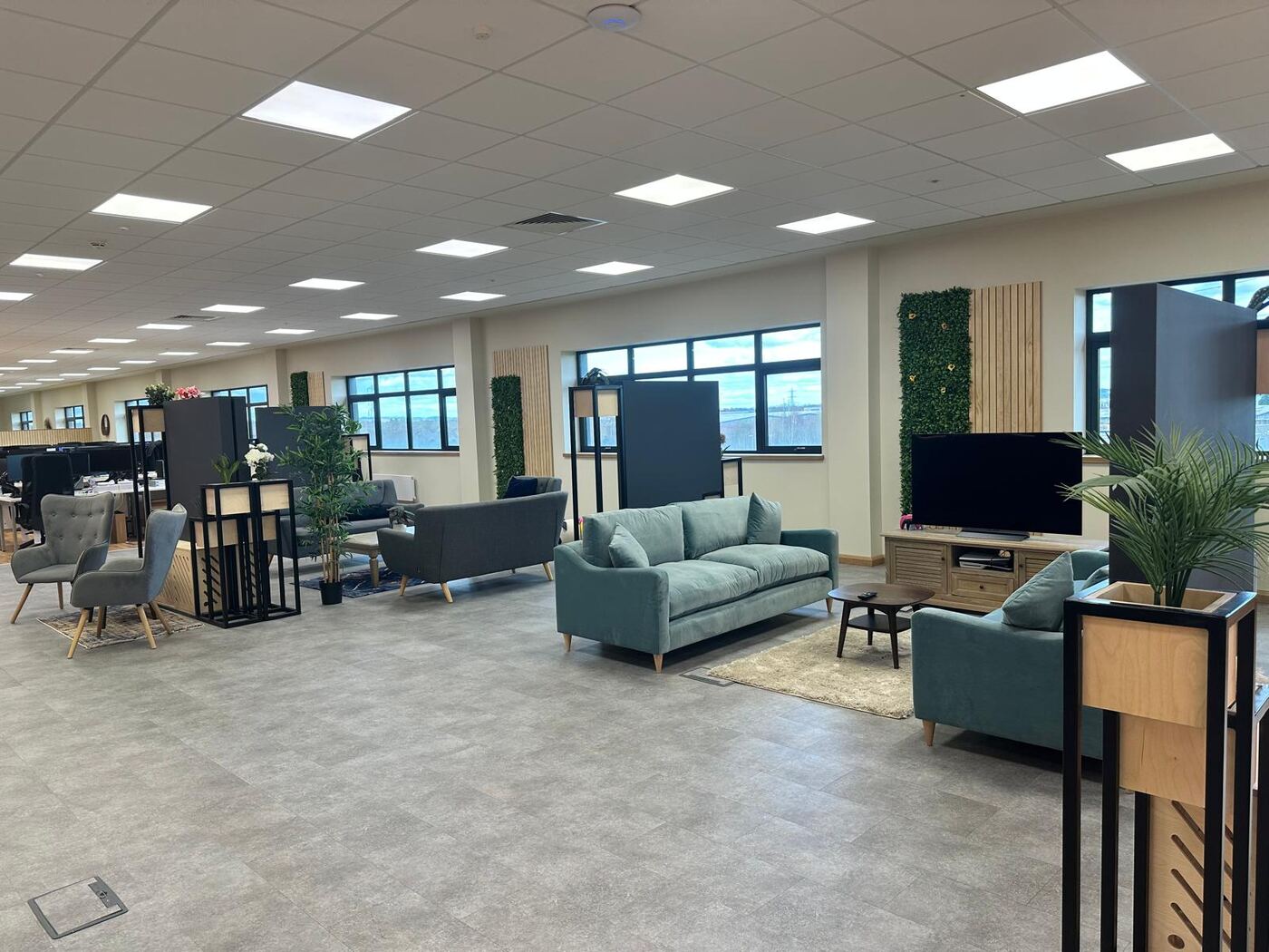 Workspace fit-out — meeting rooms, breakouts and feature joinery