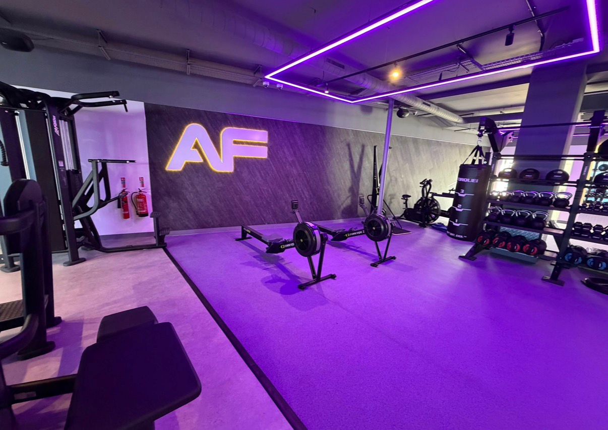 Anytime Fitness Tolworth — gym floor and brand joinery