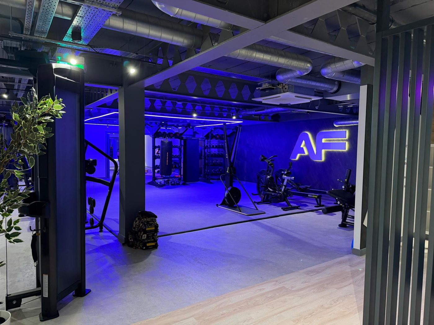 Anytime Fitness Watford — finished gym floor