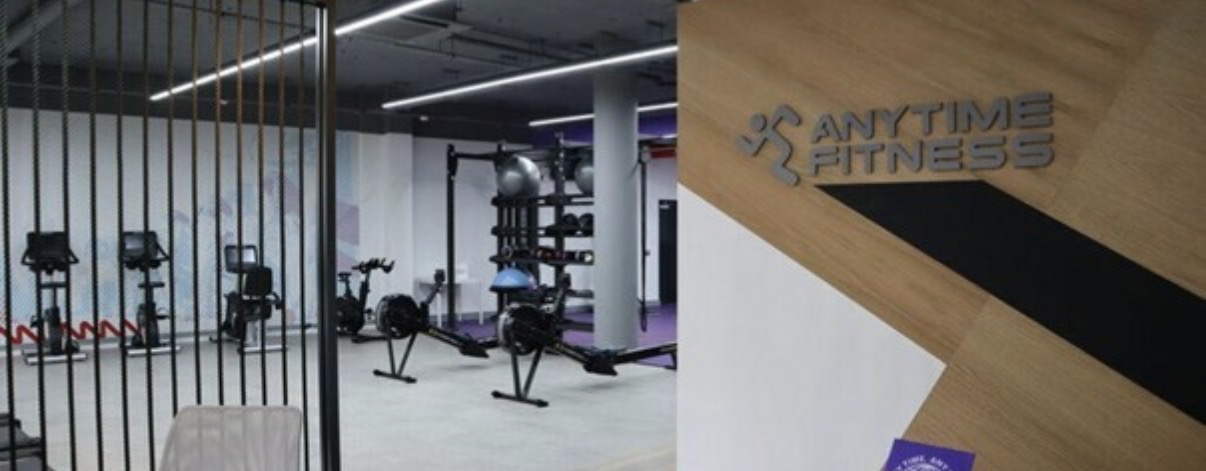 Anytime Fitness Wickford — gym floor and brand joinery